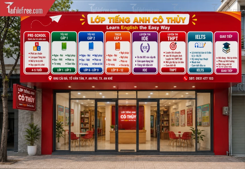 Biển Quảng Cáo, Bảng Hiệu Phòng Dạy Học_BH1361