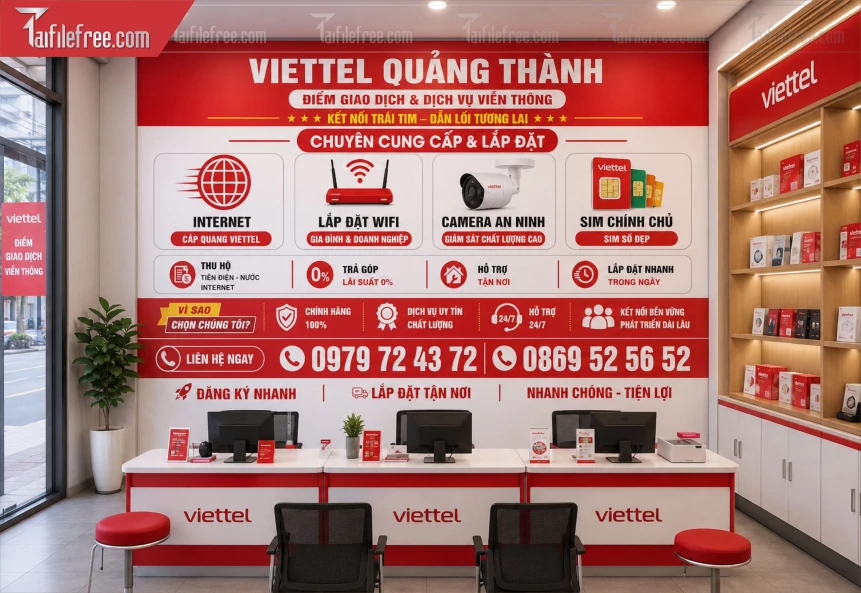 Mẫu Biển Hiệu Cửa Hàng Viettel_BH1367