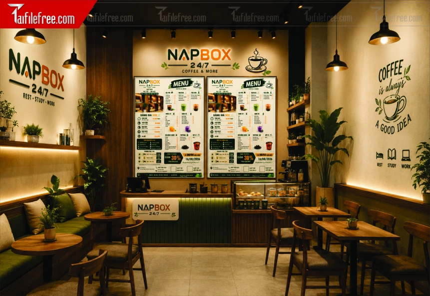 Menu Tiệm Caffe_BH1370