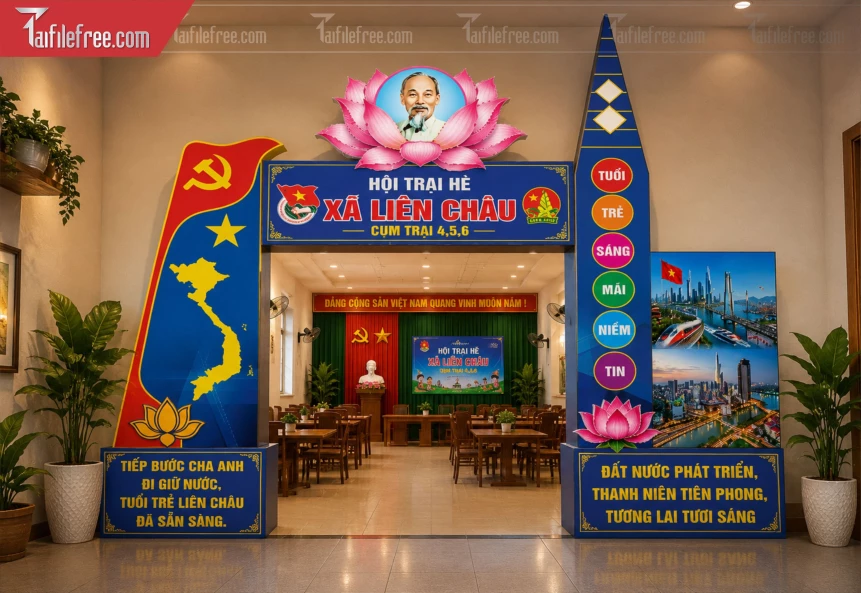 Mẫu Hội Trại Hè_BH1371