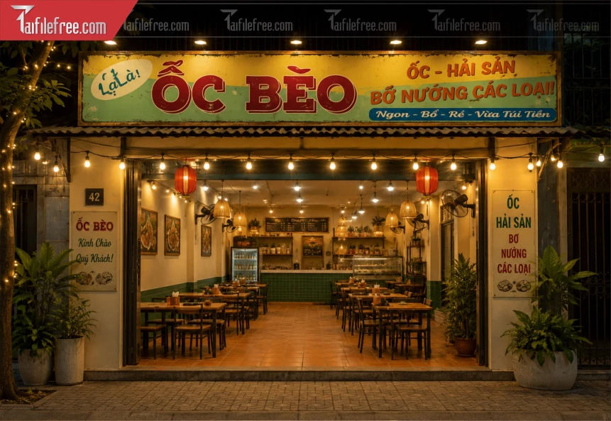 Biển Quảng Cáo, Bảng Hiệu Quán Nhậu_BH1372