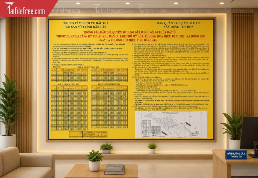 Mẫu Banner Trung Tâm Dịch Vụ Đấu Gía_BH1377