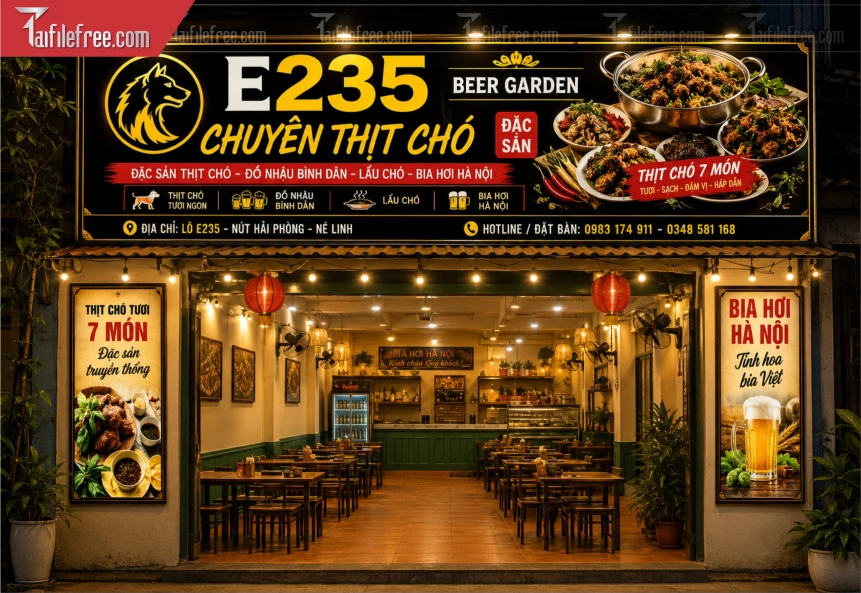 Biển Quảng Cáo, Bảng Hiệu Quán Nhậu_BH1431
