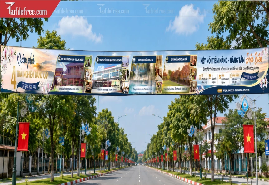 Mẫu Banner Khám Phá Khu Du Lịch_BH1457