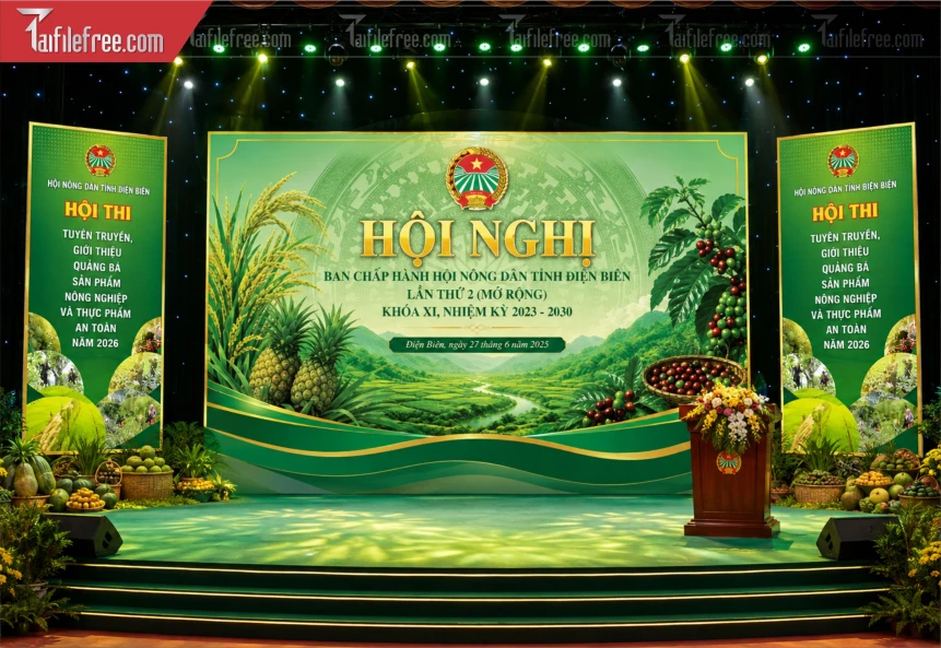 Mẫu Phông Nền Hội Nghị_BH1471