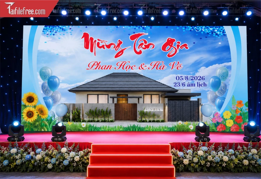 Mẫu Phông Nền Mừng Tân Gia_BH1474