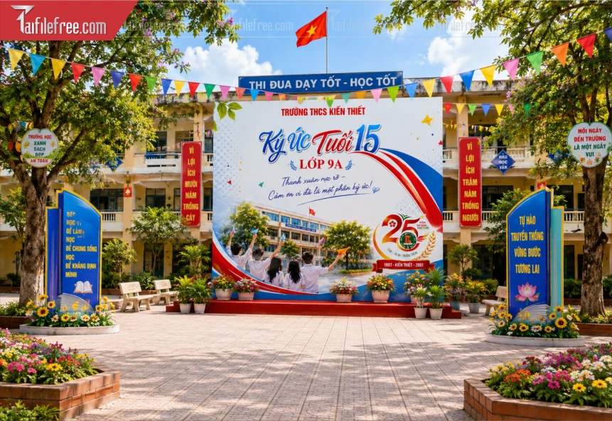 Mẫu Poster Ký Ức Tuổi 15_BH1503