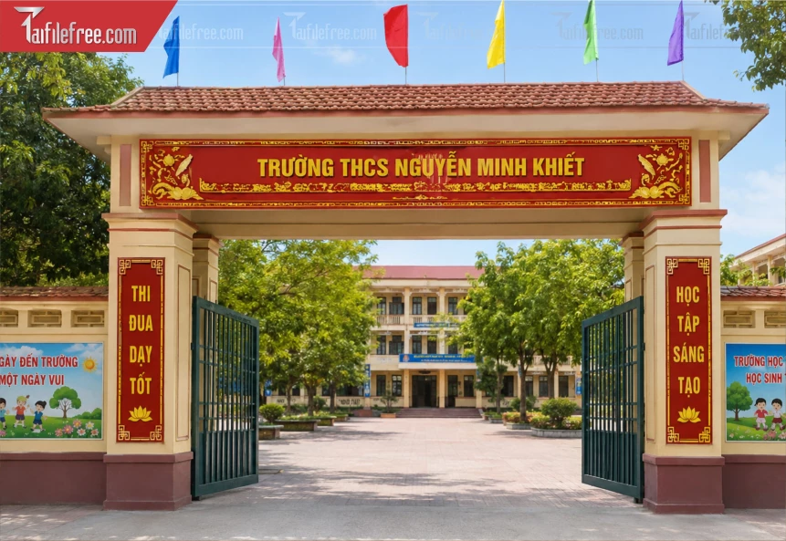 Mẫu Băng Rôn Trường Học_BH1507