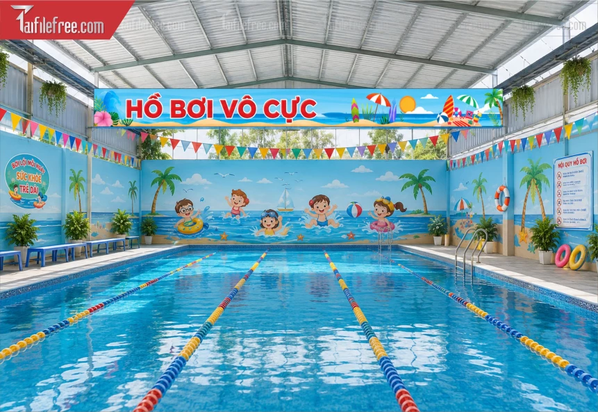 Mẫu Băng Rôn Treo Hồ Bơi_BH1511
