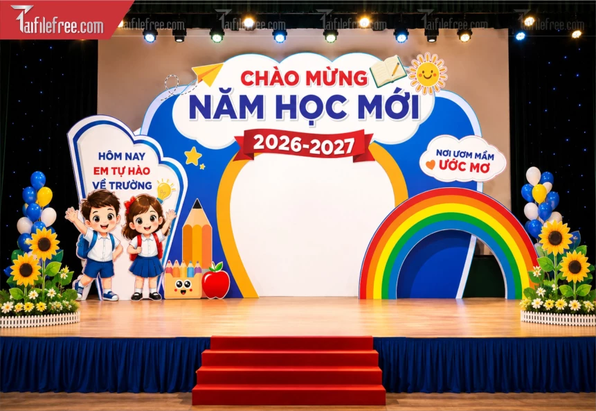 Mẫu Background Chào Mừng Năm Học Mới_BH1512