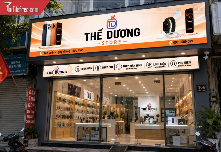 Biển Quảng Cáo, Bảng Hiệu Tiệm Điện Thoại _BH1524