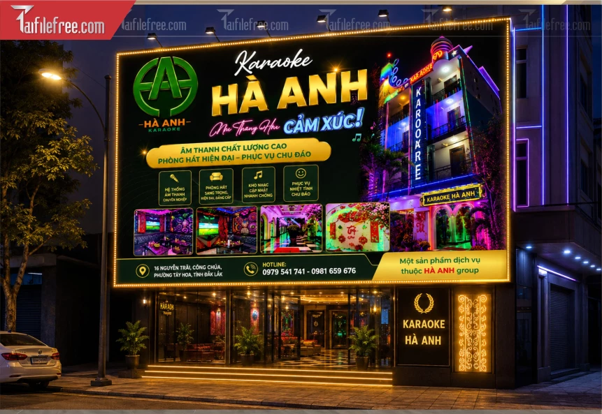 Mẫu Banner Trang Trí Quán Karaoke_BH1529