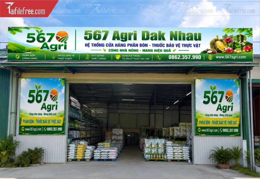 Biển Quảng Cáo, Bảng Hiệu Tiệm Phân Bón_BH1559