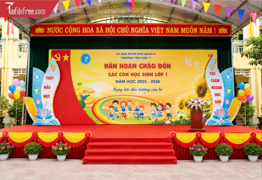 Phông Nền Ngày Hội Đến Trường_BH1580