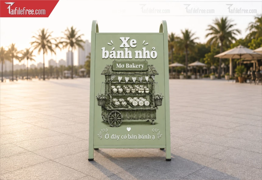 Biển Hiệu, Bảng Hộp Đèn Tiệm Bánh Mỳ_BH1583