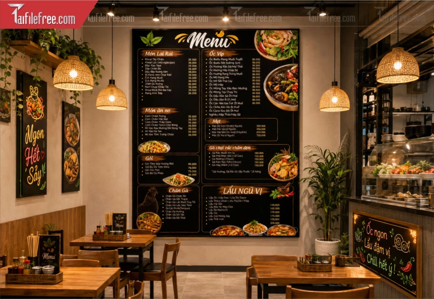 Menu Tiệm Quán Nhậu_BH1602