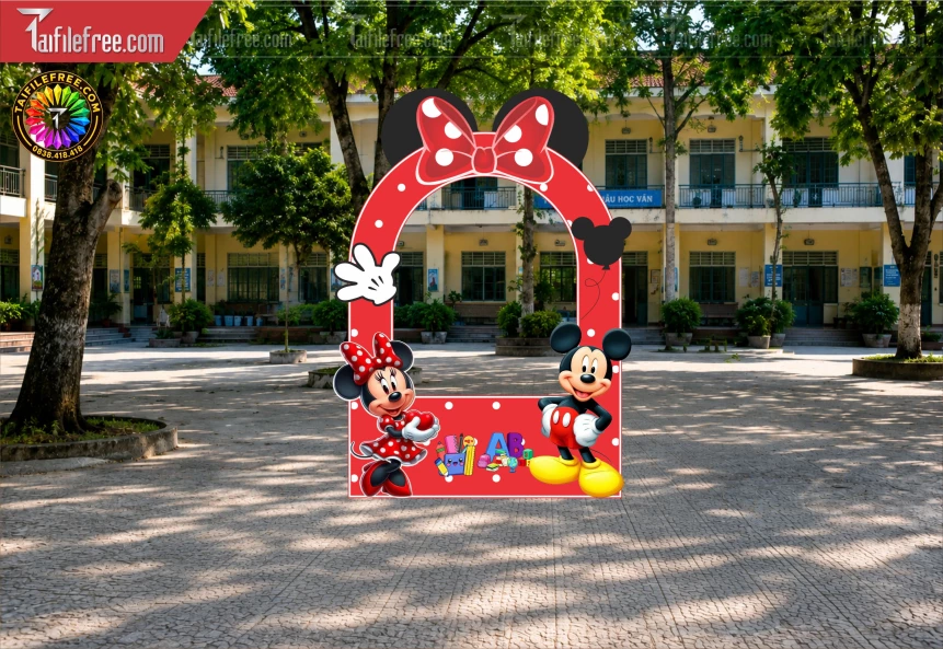 Mẫu Check In Trang Trí Trường Học_BH1604