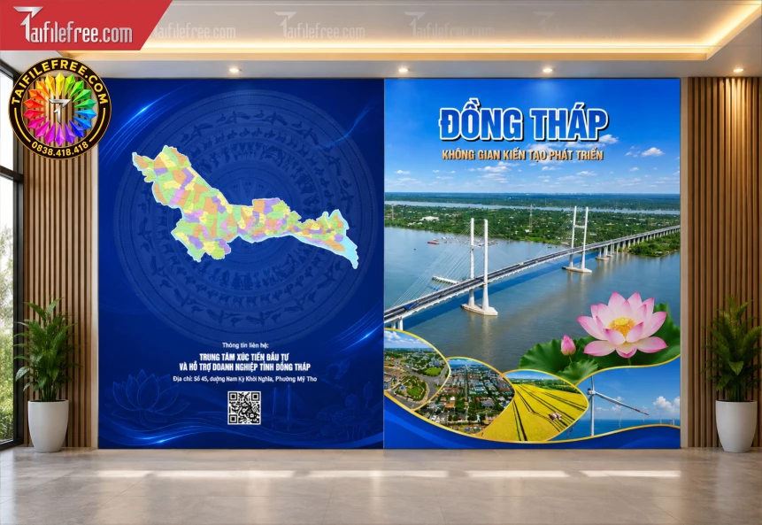 Mẫu Thư Mời Khu Du Lịch Tỉnh Đồng Pháp_BH1611