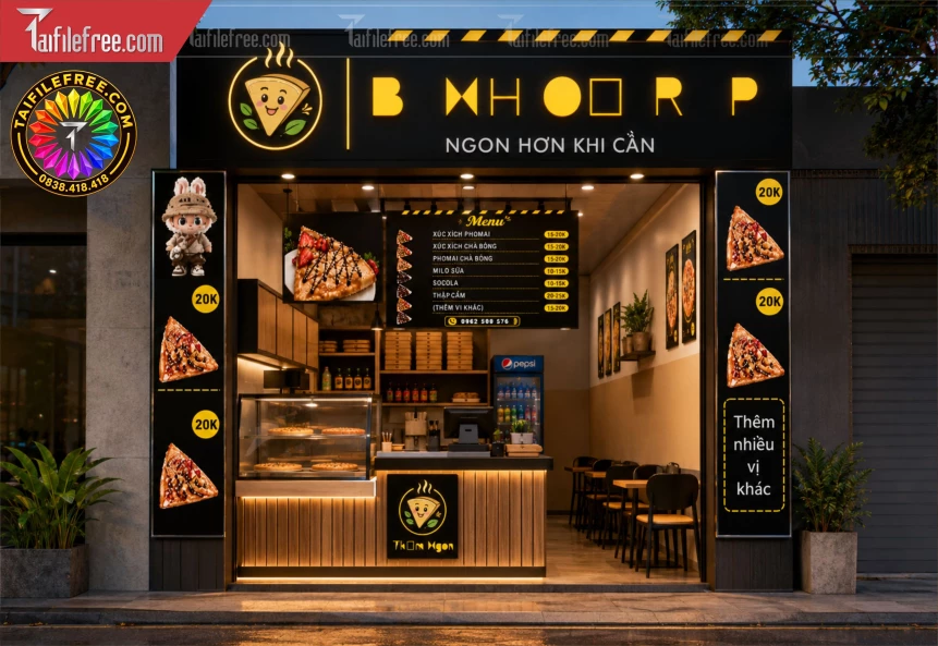 Biển Quảng Cáo, Bảng Hiệu Tiệm Bánh Mỳ_BH1624