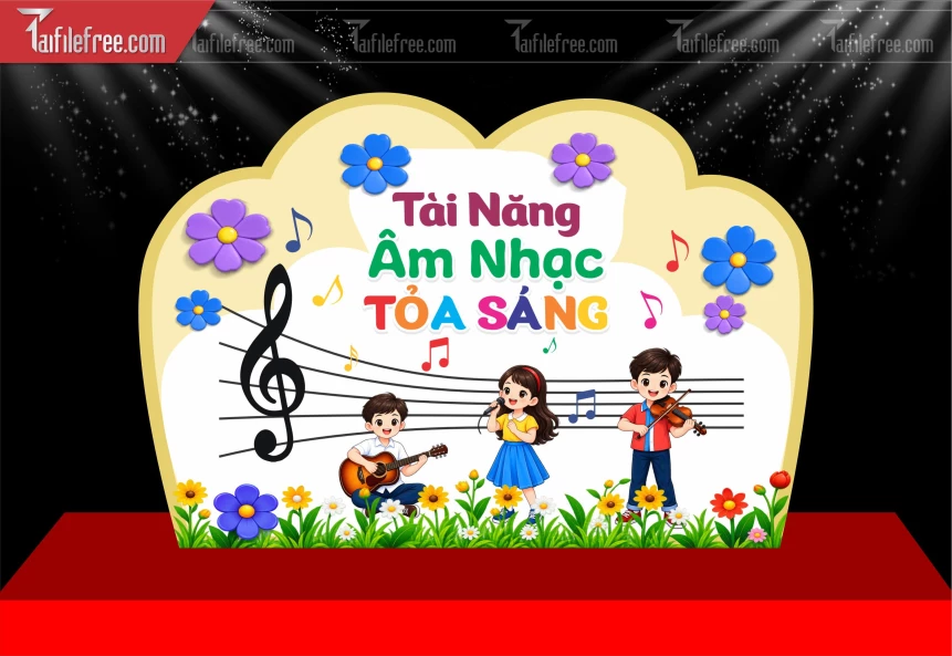Mẫu Mô Hình Trang Trí Phòng Âm Nhạc_BH1647