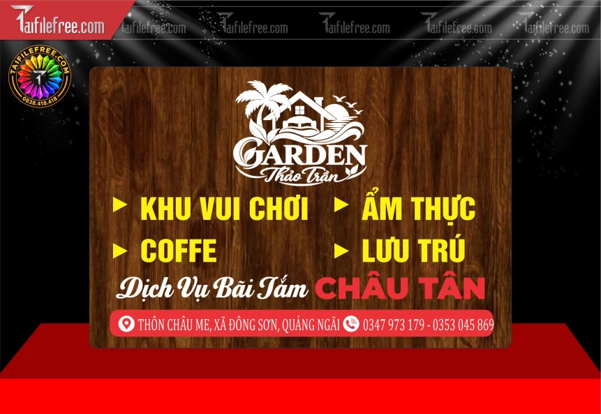 Mẫu Bảng Treo Khu Vui Chơi_BH1664