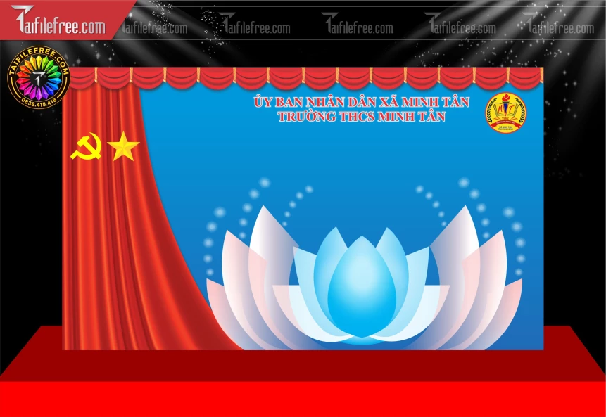 Mẫu Phông Nền Trang Trí Trường Học_BH1697