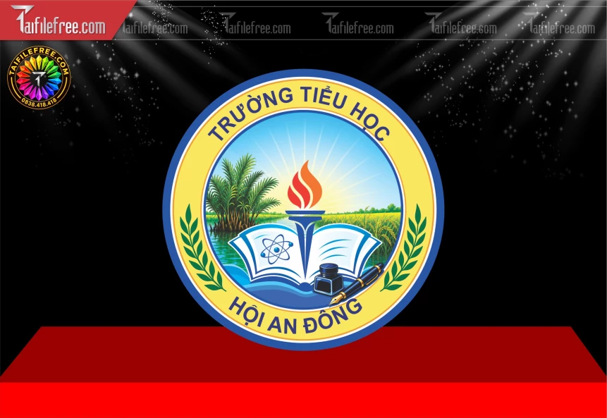 Mẫu Logo Trang Trí Tường Học_BH1704