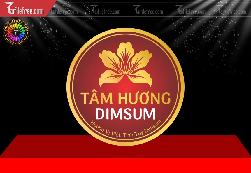 Mẫu Logo TÂM HƯƠNG DIMSUM_BH1741