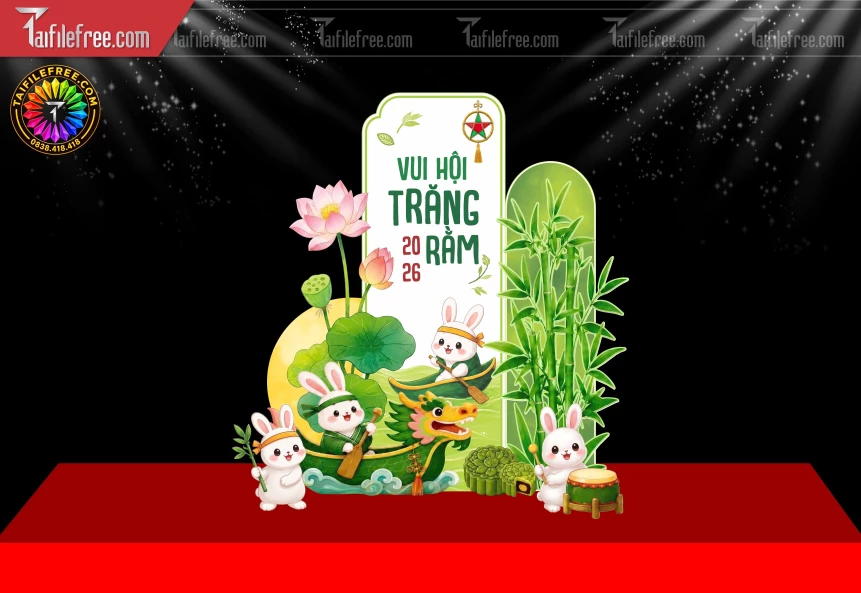 Mẫu Background Trung Thu Đẹp Mắt Sáng Tạo._BH1751