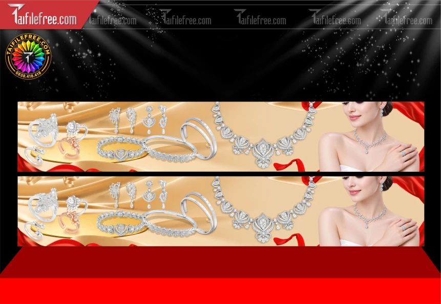 Mẫu Banner Trang Trí Tiệm Vàng Bạc_BH1765