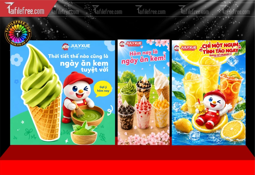 Mẫu Banner Trang Trí Tiệm Trà Sữa_BH1769