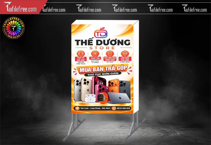 Biển Hiệu, Bảng Hộp Đèn Tiệm Điện Thoại_BH1775