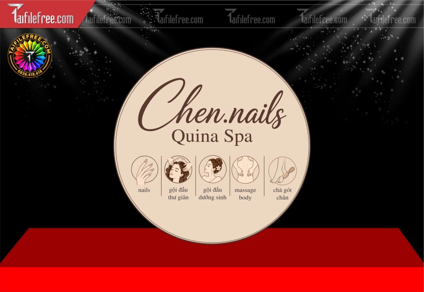 Mẫu Logo Trang Trí Tiệm Spa_BH1805