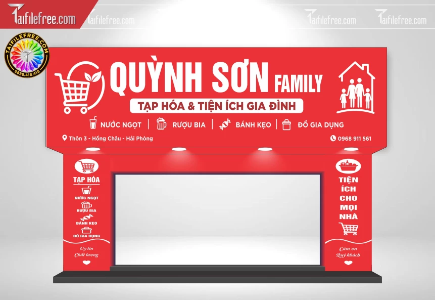 Biển Quảng Cáo, Bảng Hiệu Tiệm Tập Hóa_BH1806