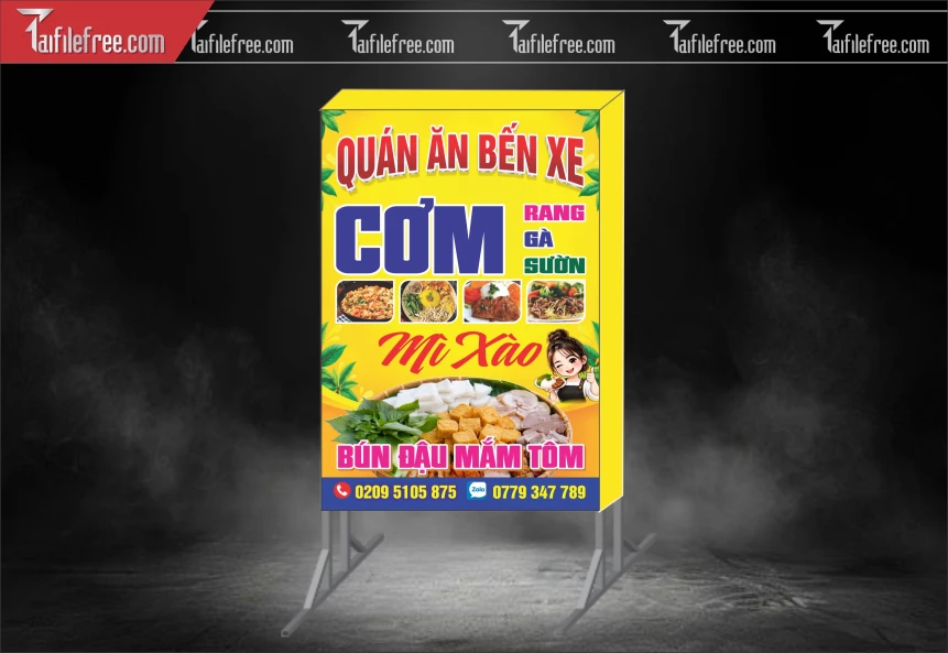 Biển Hiệu, Bảng Hộp Đèn Tiệm Cơm_BH1847