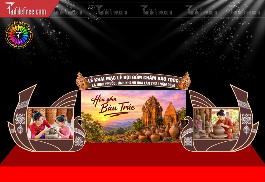 Mẫu Background Lễ Khai Mạc_BH1853