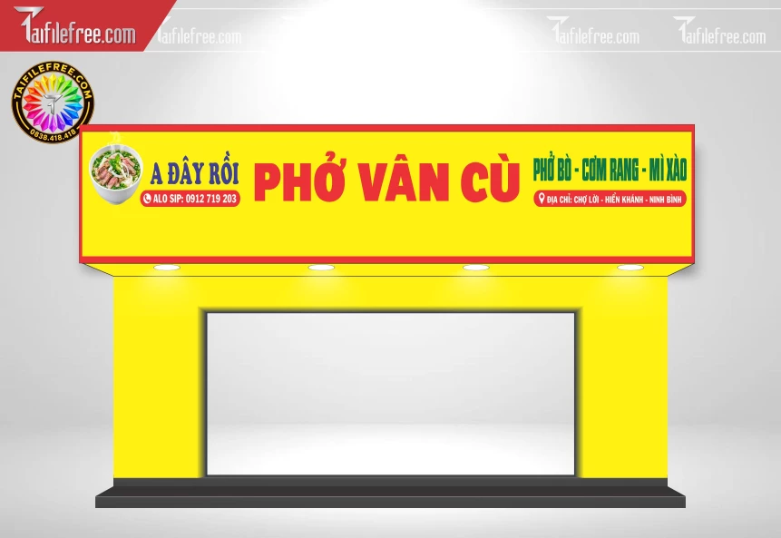 Biển Quảng Cáo, Bảng Hiệu Tiệm Phở_BH1861