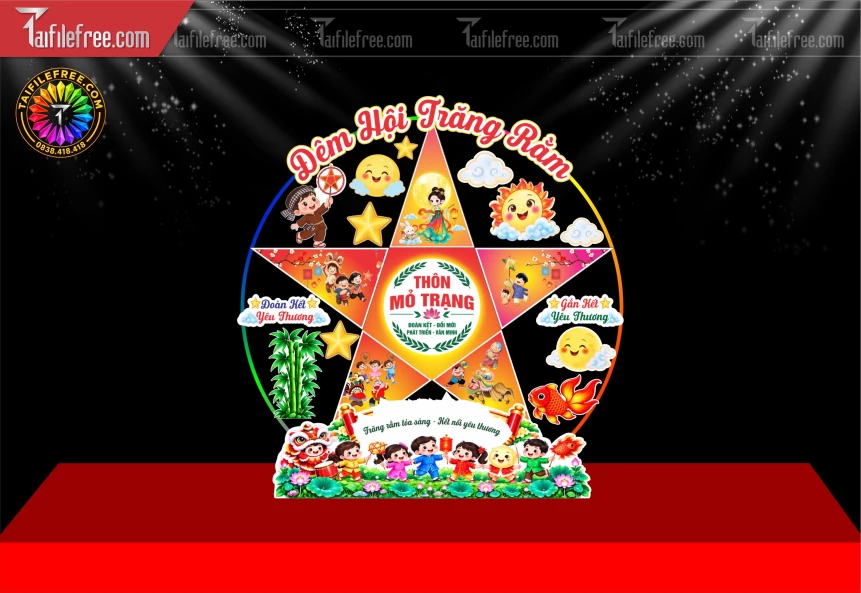 Mẫu Lồng Đèn Trung Thu Đẹp Mắt Sáng Tạo_BH1869