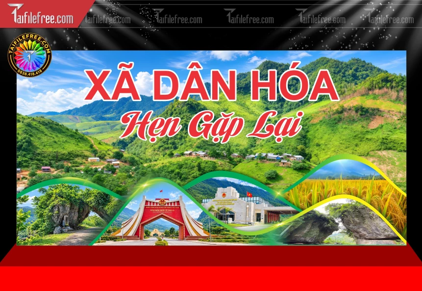 Mẫu Banner Xã Dân Hóa Hẹn Gặp Lại_BH1872
