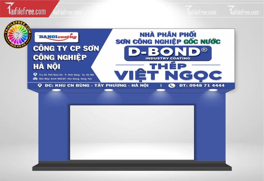 Biển Quảng Cáo, Bảng Hiệu Tiệm Sơn_BH1881