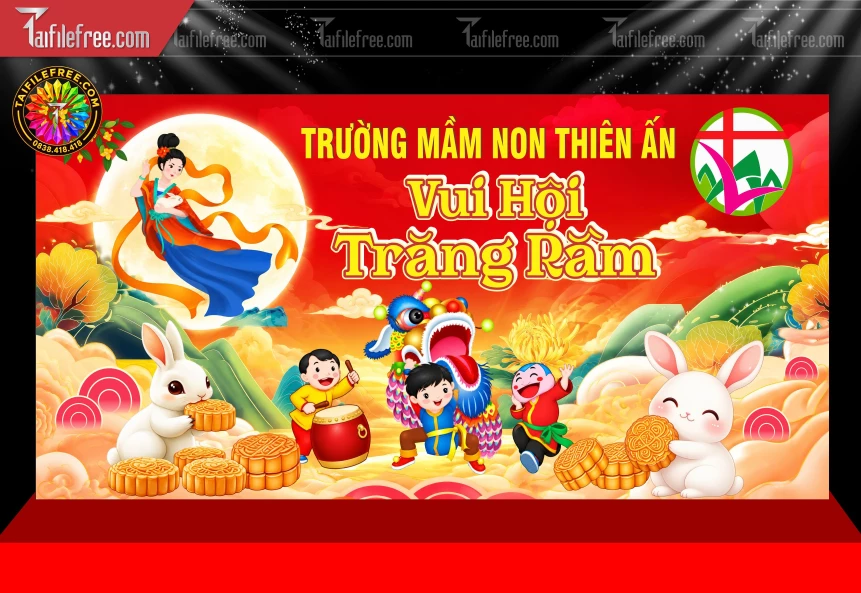 Mẫu Phông Nền Trung Thu Đẹp Mắt Sáng Tạo._BH1899