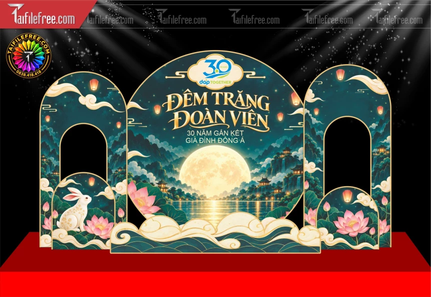Mẫu Background Trung Thu Đẹp Mắt Sáng Tạo._BH1904