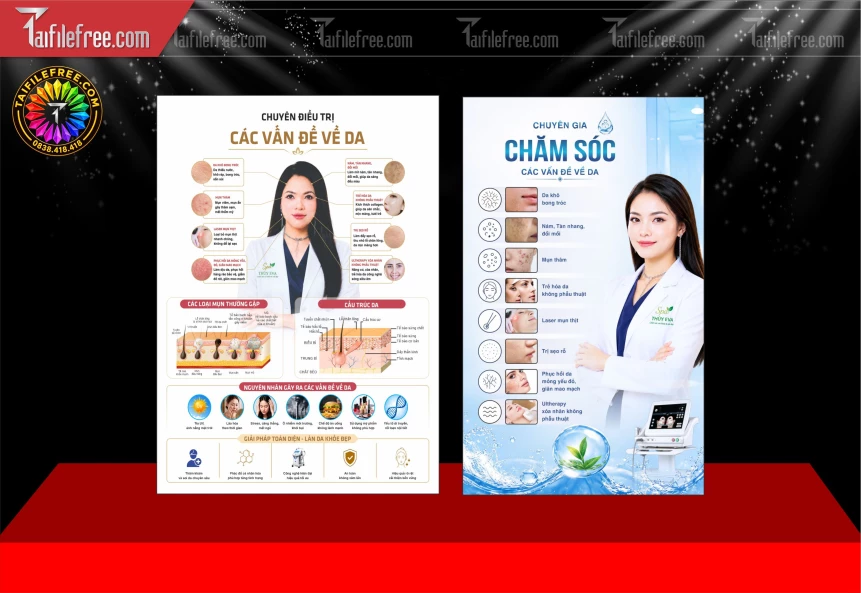 Mẫu Banner Trang Trí Tiệm Spa_BH1908
