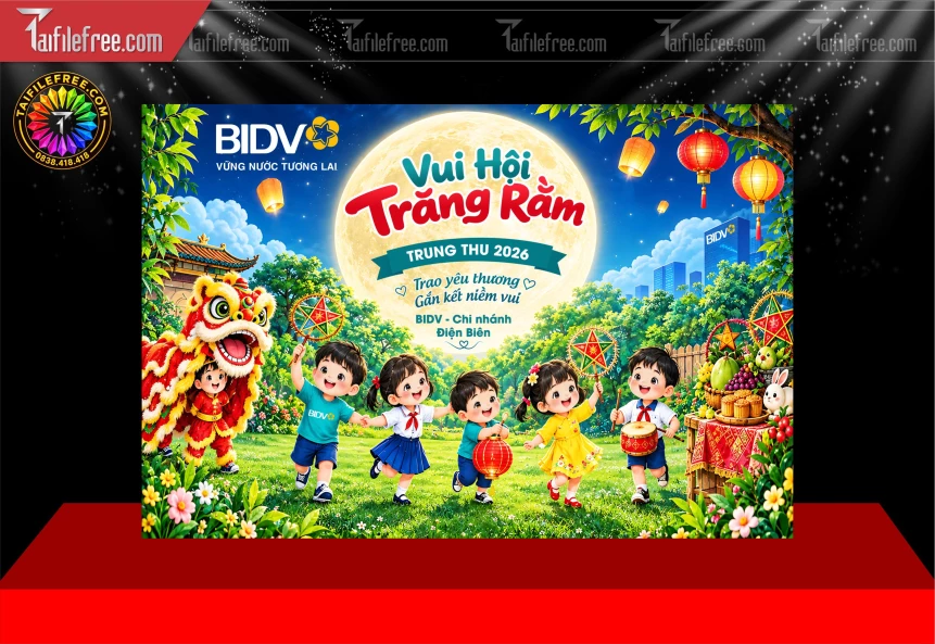 Mẫu Phông Nền Trung Thu Đẹp Mắt Sáng Tạo._BH1909