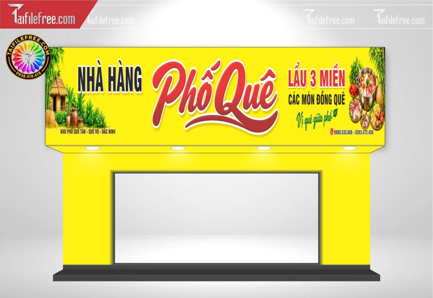 Biển Quảng Cáo, Bảng Hiệu Tiệm Phở_BH1929