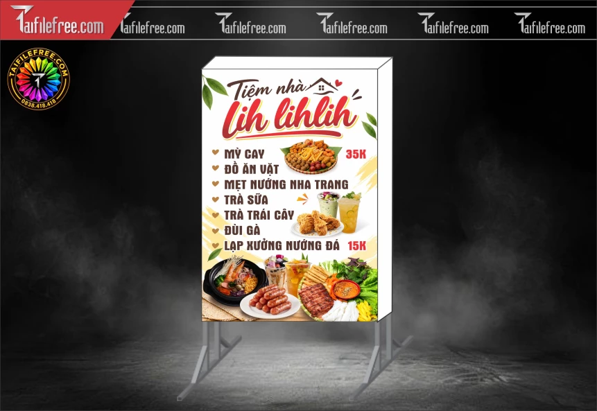 Biển Hiệu, Bảng Hộp Đèn Tiệm Mỳ Cay_BH1935