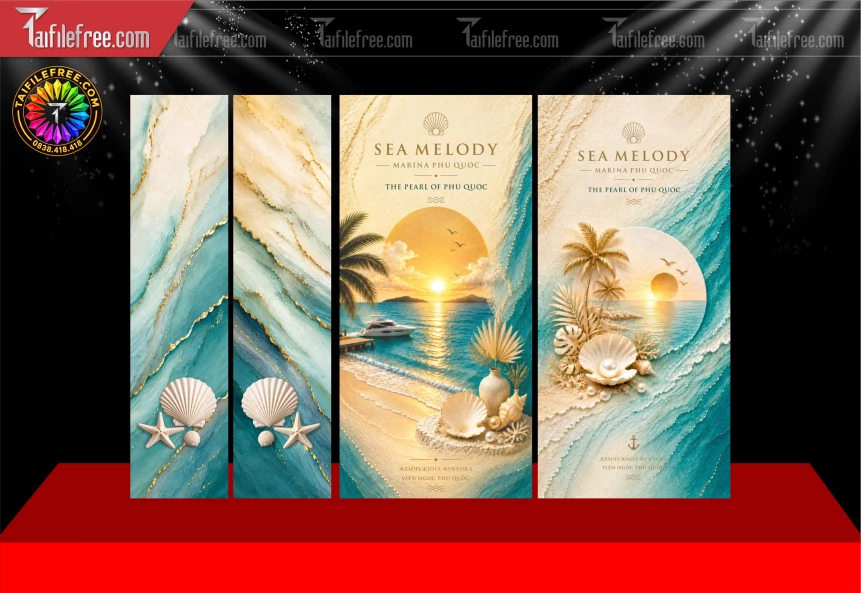 Mẫu Poster Dự Án Sea Melody_BH1937