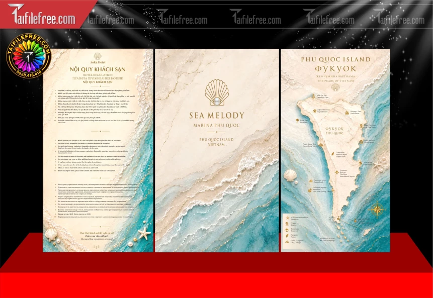 Mẫu Poster Dự Án Sea Melody_BH1938