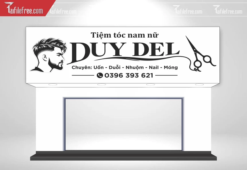 Biển Quảng Cáo, Bảng Hiệu Tiệm Cắt Tóc_BH1940