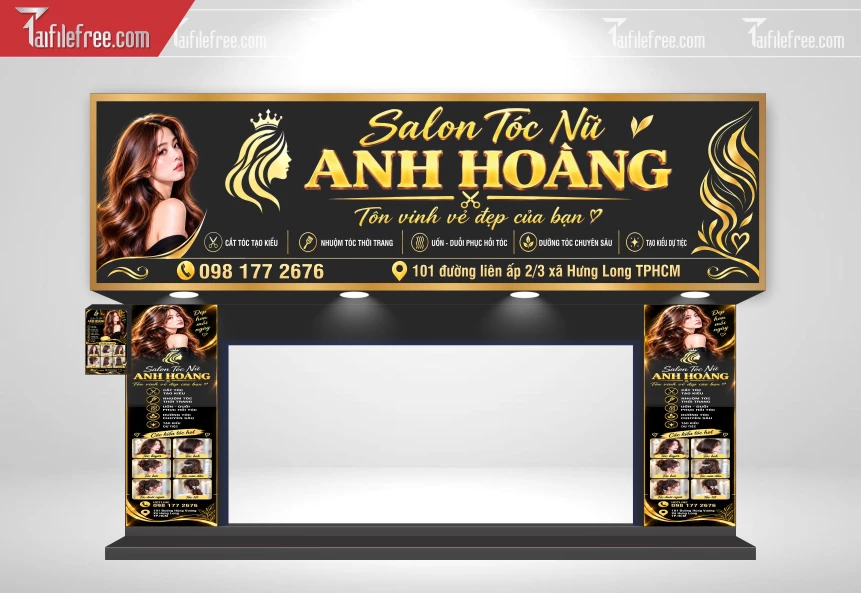 Biển Quảng Cáo, Bảng Hiệu Tiệm Cắt Tóc_BH1953